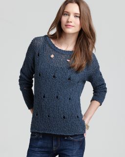 aqua sweater drop stitch pullover price $ 88 00 color mallard size