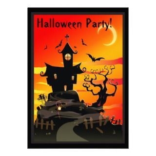 Scary Halloween Party Invitations