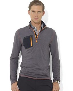 RLX Ralph Lauren Long Sleeved Half Zip Jersey Pullover