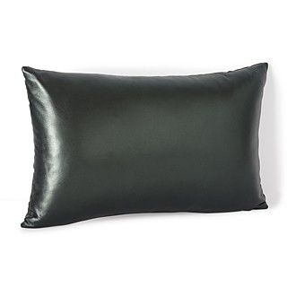 BOSS HOME for HUGO BOSS Waterlily Leather Decorative Pillow, 10 x 16