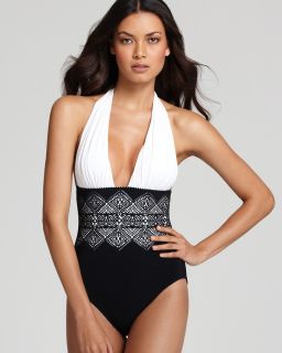 one piece swimsuit price $ 168 00 color black white size select size 6