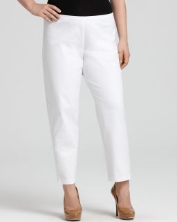 eileen fisher plus size slim ankle pants price $ 168 00 color white