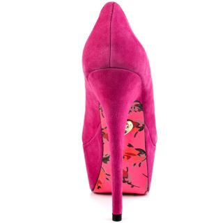 Betsey Johnsons Pink Gemmma   Fuchsia Suede for 129.99