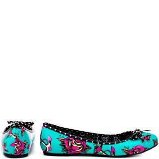 Iron Fists Multi Color Love Me Love Me Not Flat   Teal for 39.99