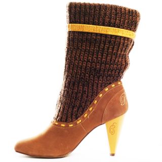 Dolcezza Knit Boot   Yl/Camel, Pastry, $87.99