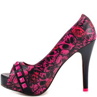 Iron Fists Multi Color Muerte Punk Princess Plat   Red for 59.99