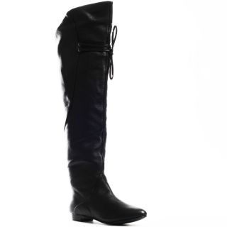Thigh Boot   Black Leather, Fergie, $198.99
