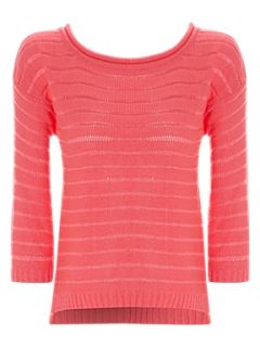 Jane Norman Bright pink knitted jumper Pink   