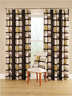 Charcoal Apex lined curtains   