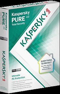 Kaspersky Pure 2 0 Total Internet Security Antivirus 3 User License