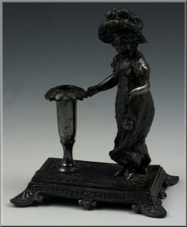 Tufts Silverplate Figural Kate Greenaway Child Toothpick Holder