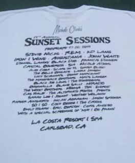 Sunset Sessions 2011 Large T Shirt Stevie Nicks REM