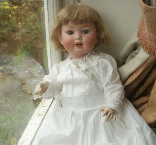 Old Antique German Bisque Head Doll PM 914 Porzellanfabrik