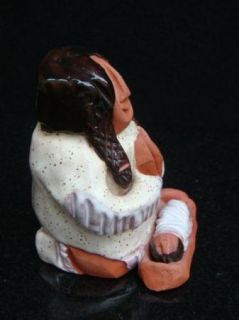This is a lovely Canada Inuit Keena Mother & Child Pottery Figurine