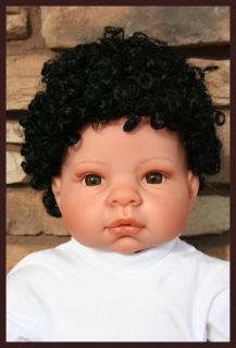 Kemper Dolls Afro Wig New Size 12 13 AA African American Curly Black