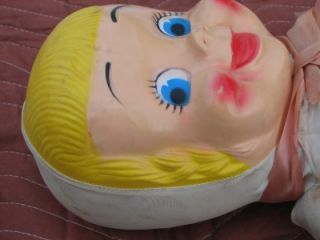 Vintage Large Campbell Soup Doll Twins Celluoid Faces