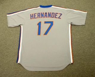 Keith Hernandez New York Mets Throwback Away Jersey XXL