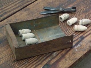 Cartridge Box Bullet Tin Kennesaw Mountain Battlefield Relic
