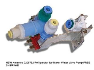 New Kenmore 2205762 Refrigerator Ice Maker Water Valve Pump Free