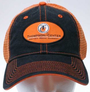 Thompson Center Arms Mesh Hat Cap Orange Black New