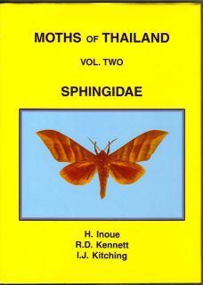 Thailand Volume Two Sphingidae Hawk Moth Inoue Kennett Kitching