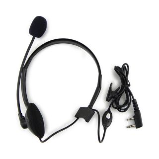 10pcs 2 PIN Headphone Headset Mic for KENWOOD Radios TH