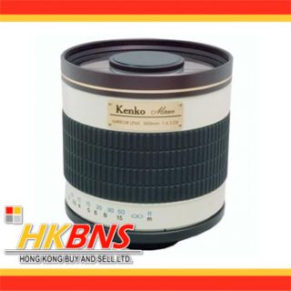 Kenko 500mm f6 3 DX Mirror Reflective Lens 500 F 6 3 Super Telep Lens