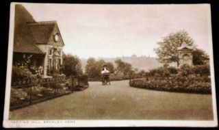 Vintage RPPC Martins Hill Bromley Kent Postcard 1920s
