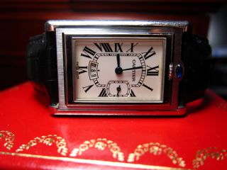 Cartier Tank Basculante Reverso RARE 2522 Large Size Quartz Watch Date