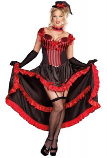 Can Can in Paris Plus Size Costume Size 1x 2X