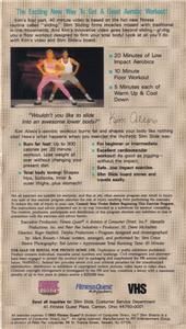 VHS Slim Slide Aerobic Workout Kim Alexis