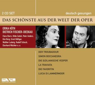 CD Erika KÖTH Fischer Dieskau Opern auf Deutsch