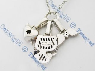 New Kimora Lee Simmons Hello Kitty Diamond SS Necklace