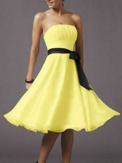 Sexy Strapless Evening Prom Party Dresses Bridesmaid Dress +Free Shawl