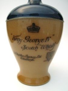 Royal Doulton Stoneware King George IV Scotch Whisky Jug Bottle Crock