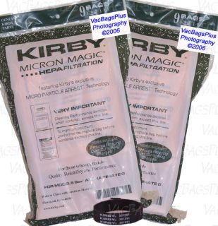 18 Kirby G6 Ultimate G2000 HEPA Bags with Belt 197301