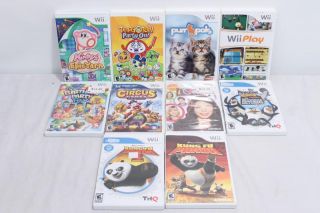10 Nintendo Wii Family Fun Video Games Collection Lot Some New