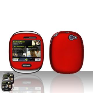 Red Rubberiz Verizon Kin One KIN1 Kin 1 Hard Case Cover