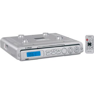 Sylvania Under Kitchen Counter Cabinet CD Player LCD Clock Radio Alarm