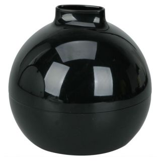 New Fashionable Round Bomb Shape Tissue Paper Box Holder Black