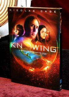 Knowing Props Costume Signed Nicolas Cage COA DVD Caleb Number Paper