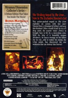 The Crow City of Angels Exclusive Director New DVD