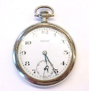 Barclay Knickerbocker Watch Co Antique Pocket Watch