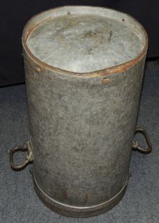 Knudsen Reg Cal Milk Can Metal Container Bucket