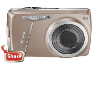 Wow New Kodak M550 12.3MP Digital Camera Bronze 25x Total Zoom Bonus