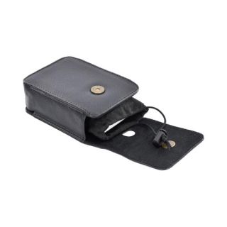 Black Kroo Rio Vet Universal Camera Leather Case Holder