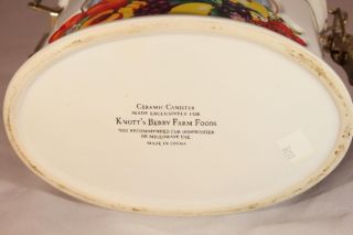 Knotts Berry Farm Ceramic Jar Very Beautiful Piece