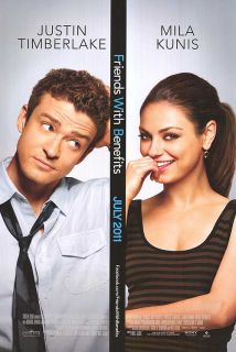 Justin Timberlake Mila Kunis Signed X2 Friends with Benefits Movie