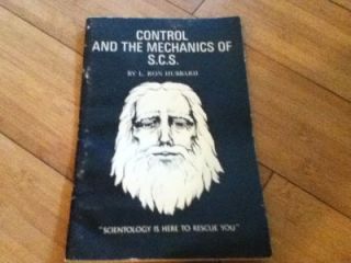SCIENTOLOGY L RON HUBBARD CONTROL AND THE MECHANICS OF S.C.S. 1975