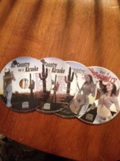 4NEW Country Karaoke George Strait Lady Antebellum CDGS Free Disc at $
